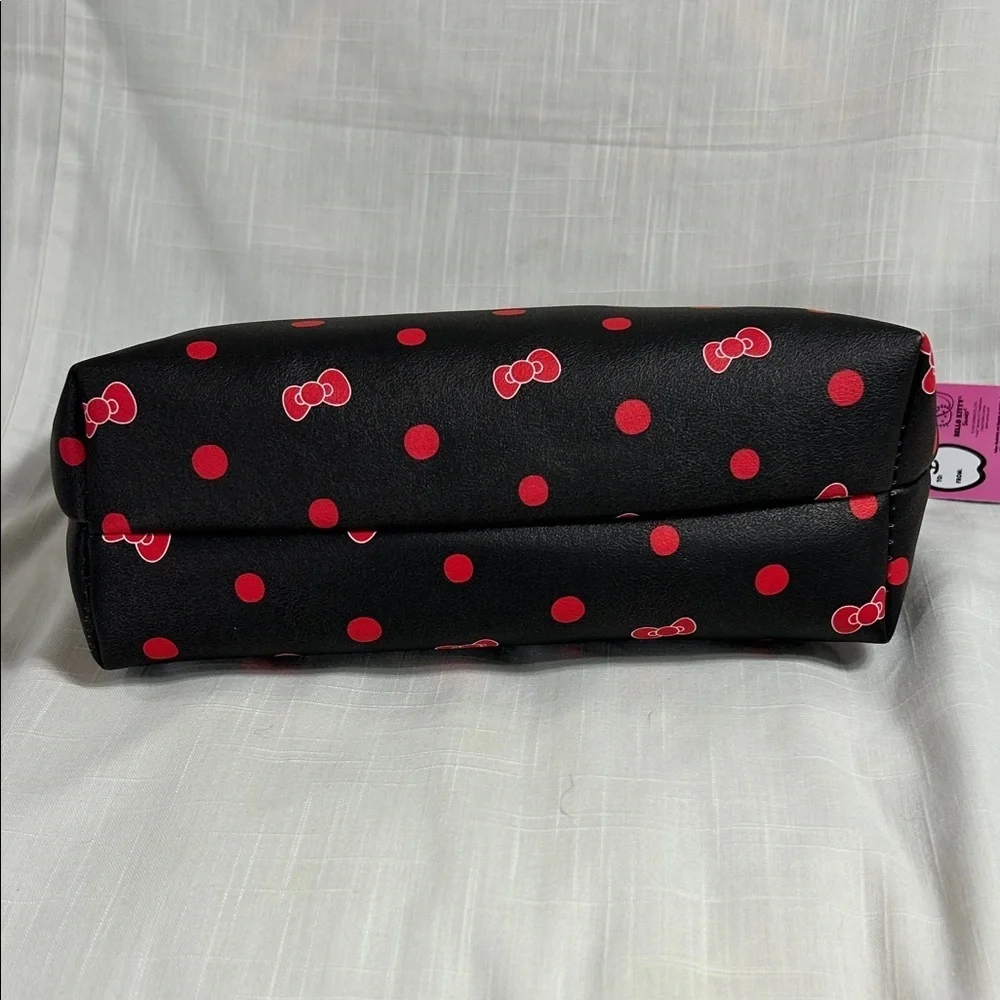 Hello Kitty Black Pouch with Red Bow Accents